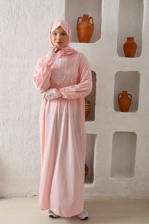 Headscarf Covered Women's Prayer Dress - 1