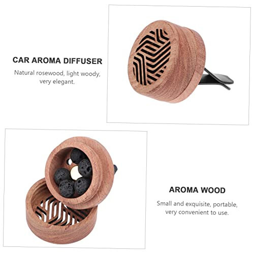 HEALLILY 1 dona Aroma Diffuser Avtomobil Xushbo'y Diffuser Uy Xushbo'y yog'i Diffuser Yog'i Havolantirish Klipi Difusor Para Casa Efir yog'i aksessuarlari Tosh Diffuser Zanglamaydigan po'lat Zargarlik buyumlari Havo chiqishi - 7