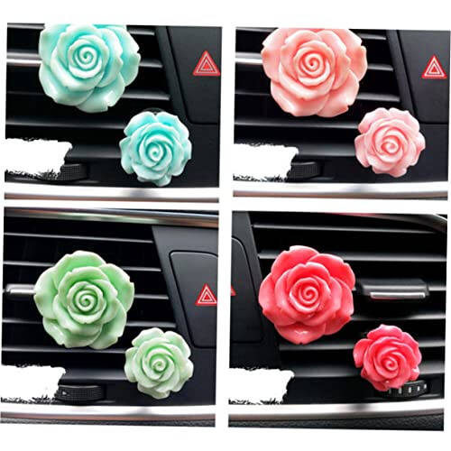 HEALLILY 1 Pair Car Perfume Diffuser for Essential Oils Auto Air Vent Charms Car Air Freshener Aroma Diffusers for Essential Oils Vehicle Vent Ornament Car Vent Freshener Decorate Automatic - 2