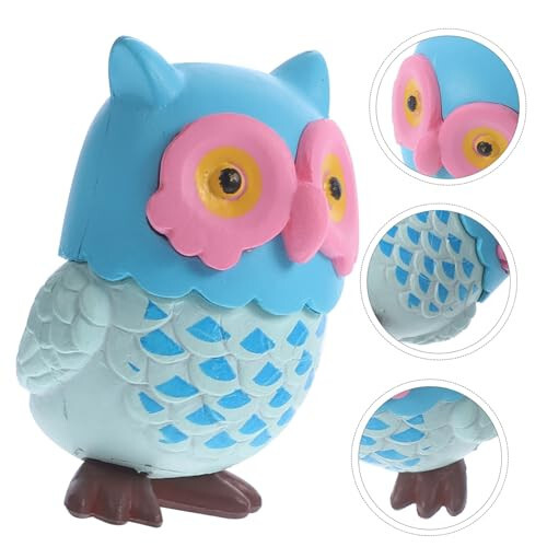 HEALLILY 1 Set Car Perfume Automatic Air Freshener Car Vent Air Freshener Owl Car Diffuser Essential Oils Diffuser Car Air Diffusers Clip Vehicle Decor Pvc Aromatherapy Machine Air Outlet - 4