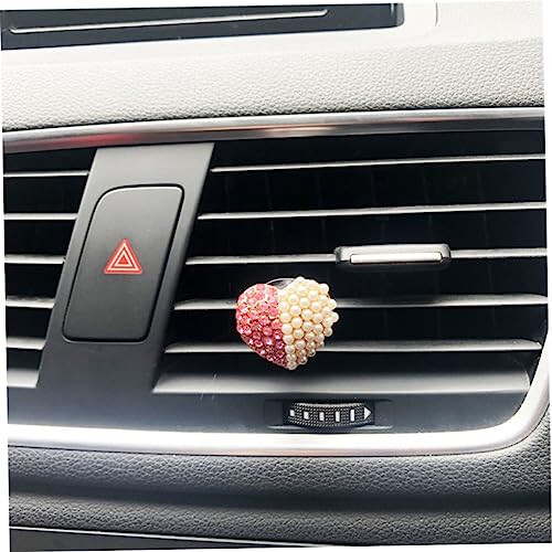 HEALLILY Aromatherapy Stone Vehicle Essential Oil Perfume Auto Air Vent Clip Essential Oils Diffuser Car Perfume Air Freshener Car Air Vent Charms Diffusers for Asalato Fashion Car Clip - 3