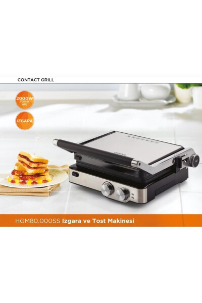 Hgm80.000ss 2000 W Timer Grill and Toaster - 41