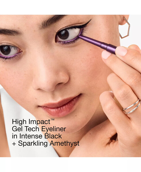 High Impact Gel Tech Eyeliner, 0.01 oz. Sparkling Amethyst - 3