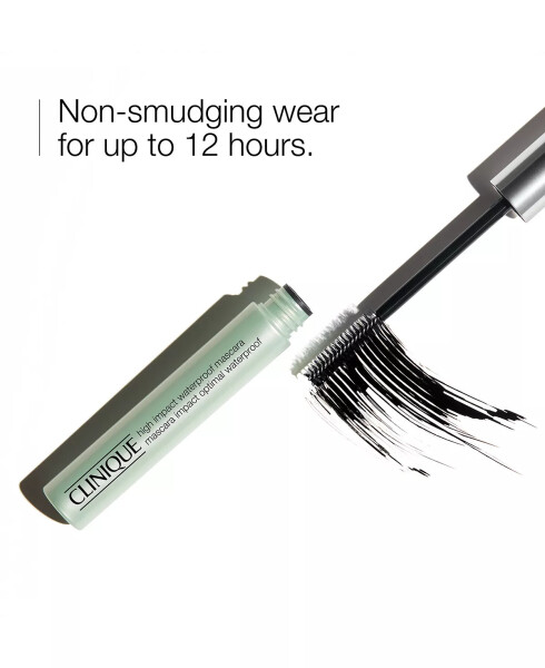 High Impact Waterproof Mascara, 0.28 oz. 01 Black - 3