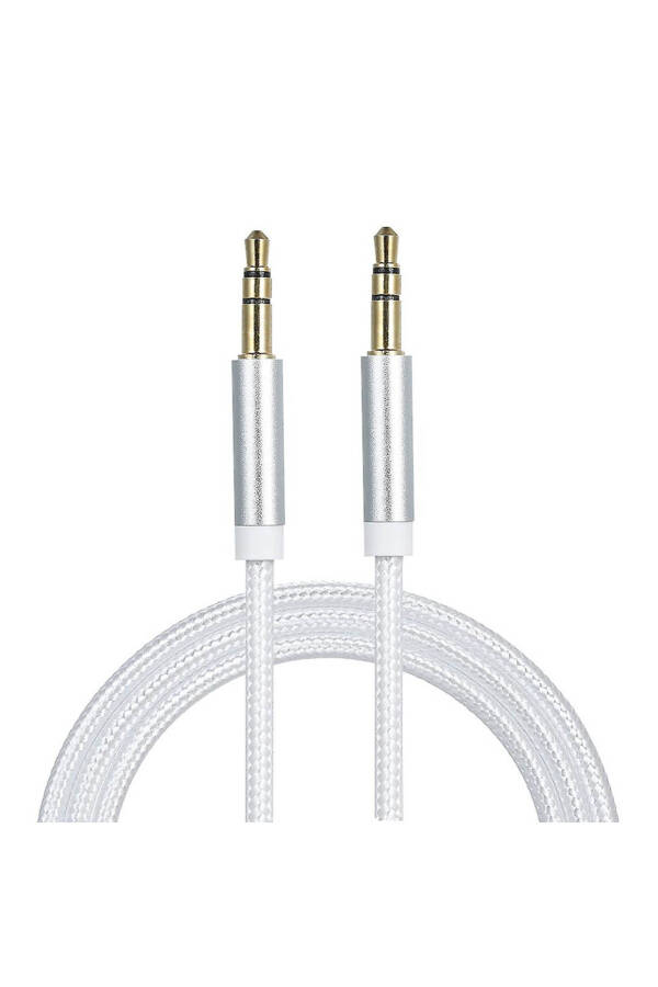 High Quality 1 Meter Braided Aux Cable Phone Car Earphone Audio Cable - 1