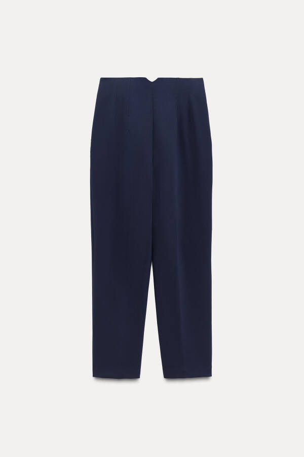 HIGH WAIST TROUSERS-NAVY - 13