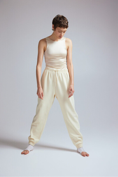 High waisted jogger pants - 1