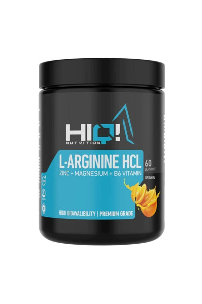 Hıq L-arginin HCl Çinko Magnezyum B6 Vitamini 480g Portakal Aromalı - 1