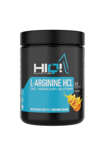 Hıq L-arginin HCl Sink Magniy B6 Vitamini 480g Apelsin Ta'mi - 3