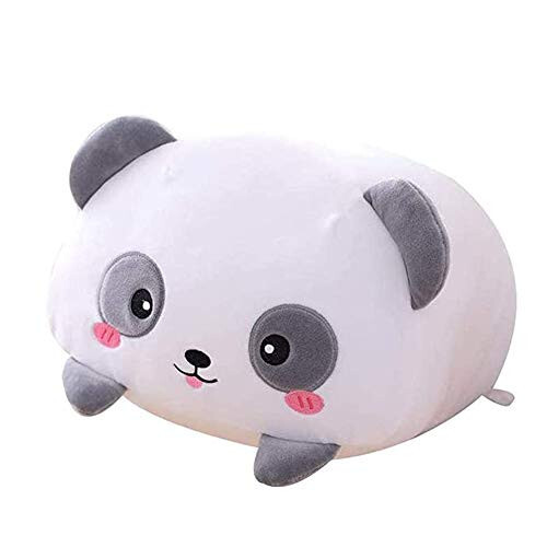 Hitoshe Panda Peluş Doldurulmuş Hayvan, Sevimli Panda Peluş Silindirik Vücut Yastığı Oyuncak Hediyeler Çocuklar İçin Doğum Günü, Sevgililer Günü, Noel, 8 inç - 1