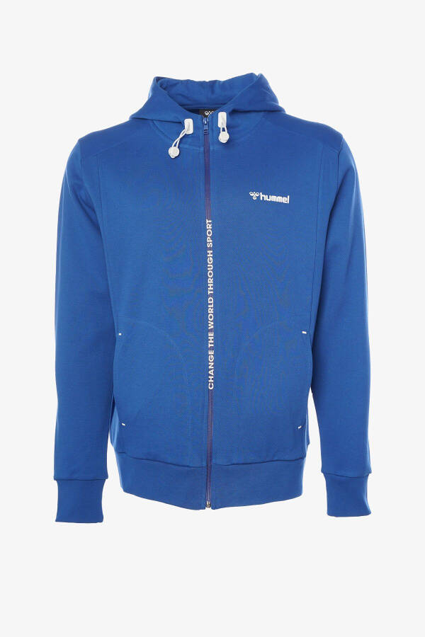 Hmljensen Zip Erkek Mavi Sweatshirt 921993-9821 - 1