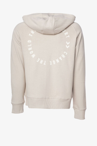 Hmlsean Zip Erkek Bej Sweatshirt - 5