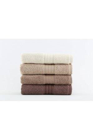 Hobby Rainbow 4 Pack 50x90 Towel Set Coffee - 1