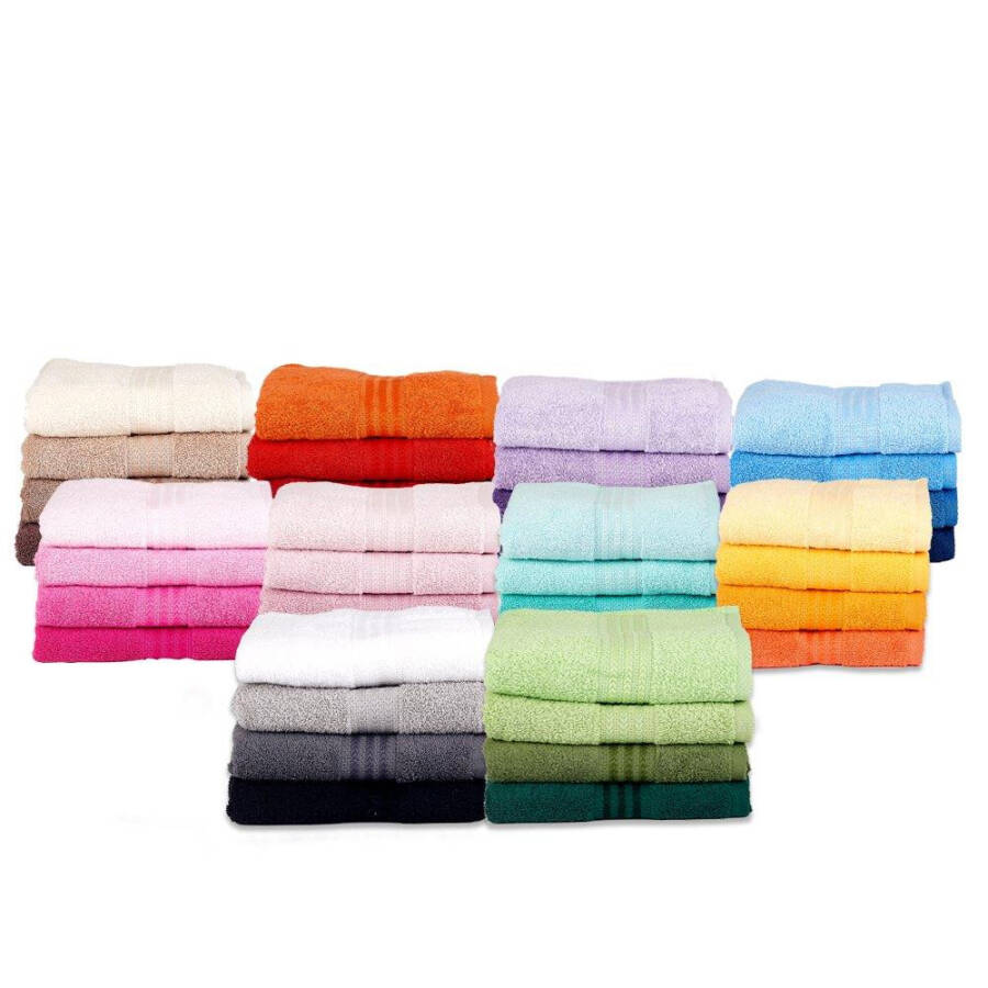 Hobby Rainbow 4 Pack 50x90 Towel Set Coffee - 3