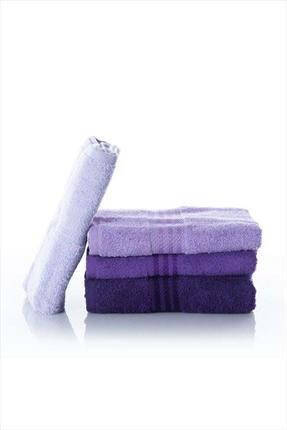 Hobby Rainbow 4 Pack 50x90 Towel Set Lilac - 5