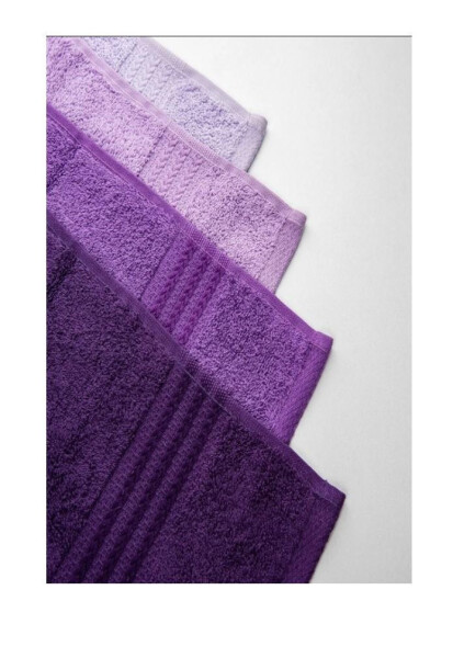 Hobby Rainbow 4 Pack 50x90 Towel Set Lilac - 8