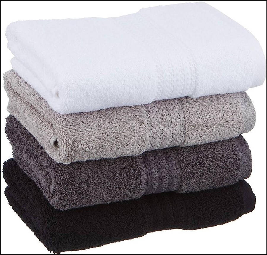 Hobby Rainbow 70X140 4-Piece Towel Set Black - 3