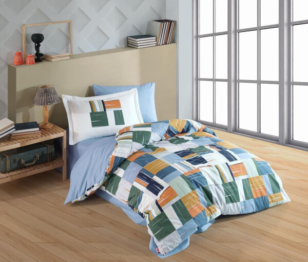 Hobby Single Poplin Duvet Set Dream Orange - 3