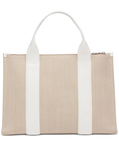 Holly Large Tote Nat/white - 5