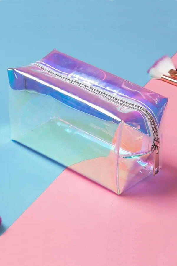 Holographic Transparent Makeup Bag - 7