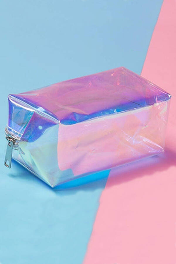 Holographic Transparent Makeup Bag - 8