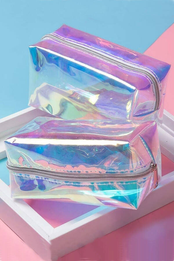 Holographic Transparent Makeup Bag - 10