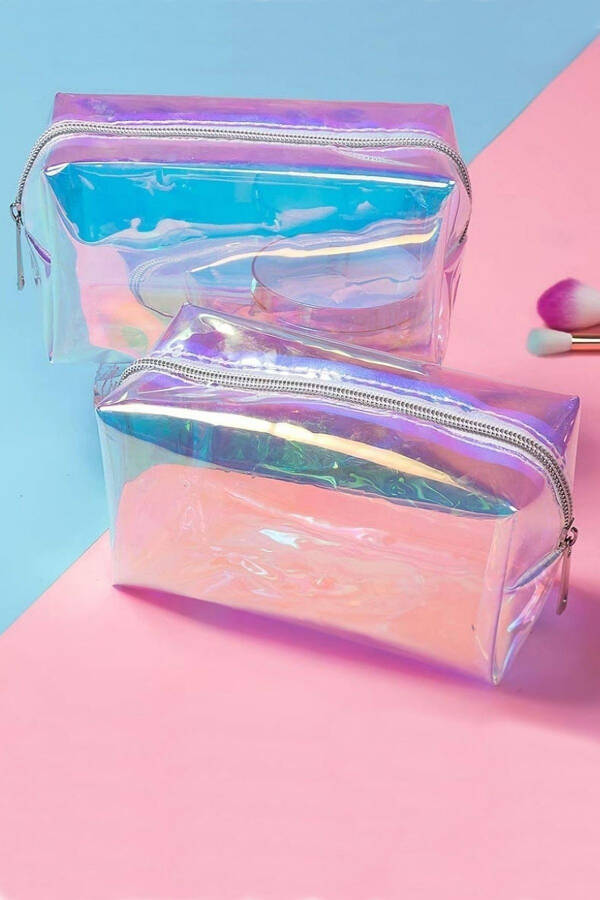 Holographic Transparent Makeup Bag - 11