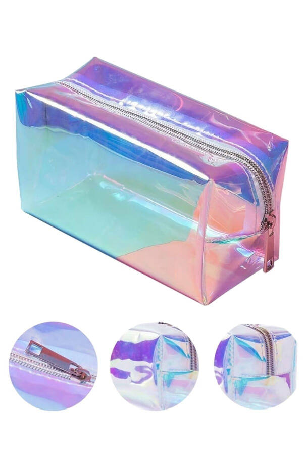 Holographic Transparent Makeup Bag - 12