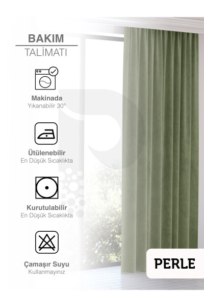 Home Daily Series Olive Leaf Island Background Curtain - 19