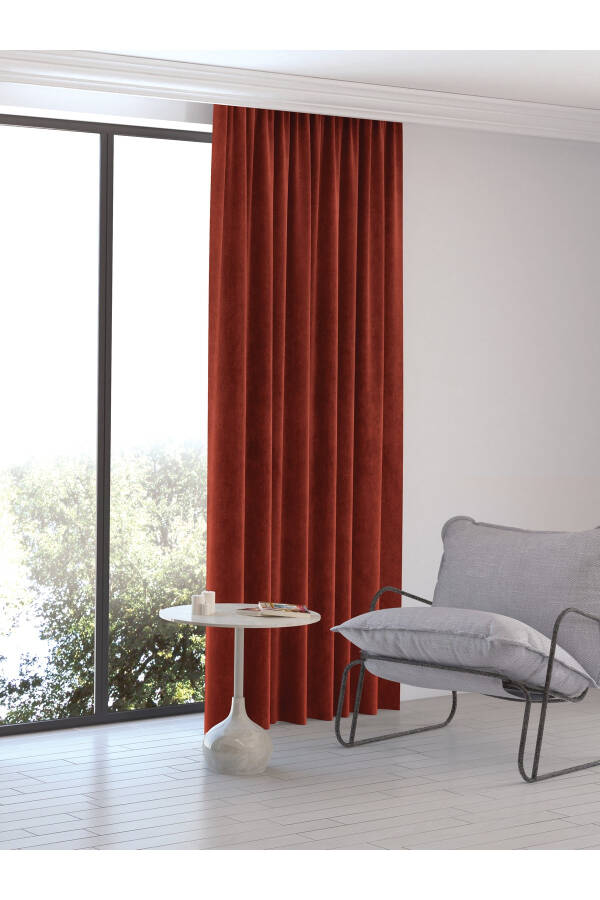 Home Daily Series Tile Color Island Background Curtain - 3