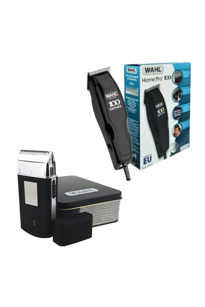 Home Pro Hair Beard and Travel Type Trimmer and Cheek Neck Shaver 2 in 1 - 1