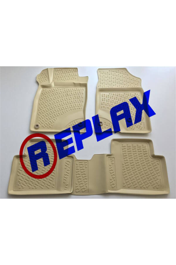 Honda Civic Fc5 Floor Mats New Body 2016 Onwards Beige 3d Pooled Brand A+ Quality - 1