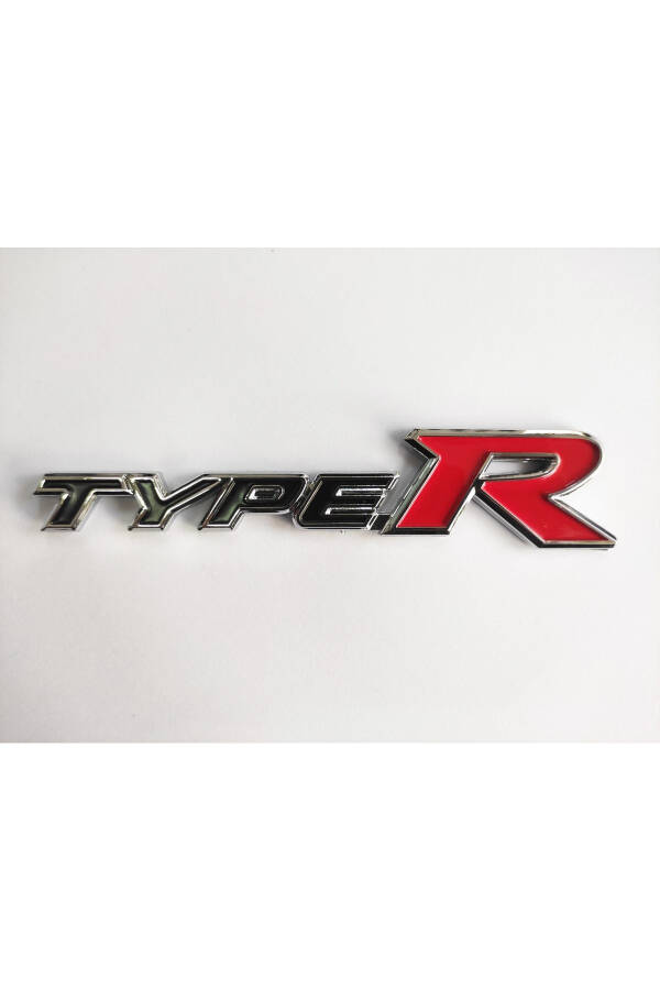 Honda Type R Emblem Sticker Trunk Emblem Letter - 3