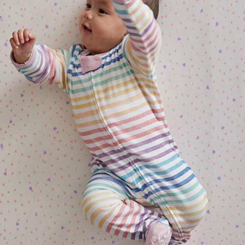 HonestBaby Footed Sleep & Play Pajamas Organic Cotton for Infant Baby Boys (Legacy) - 45