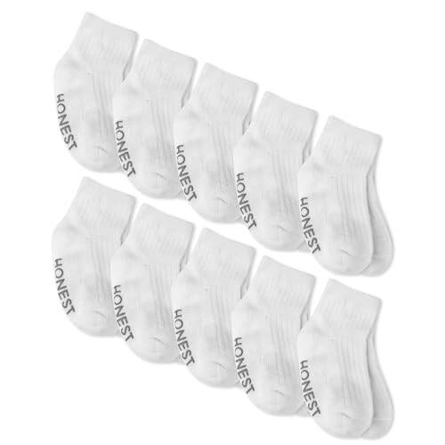 HonestBaby Multipack Cozy Socks Sustainably Made for Infant, Newborn Baby, Toddler, Kids, Boys, Girls, Unisex - 7