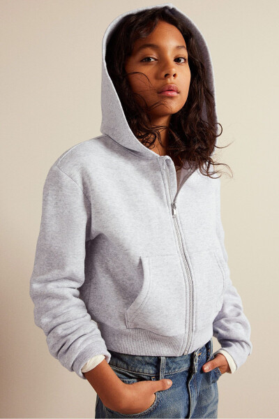 Hooded and zippered top - 2