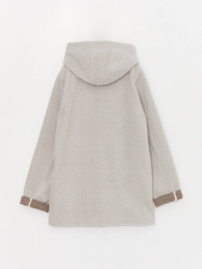 Hooded Boys' Cashmere Coat - 6