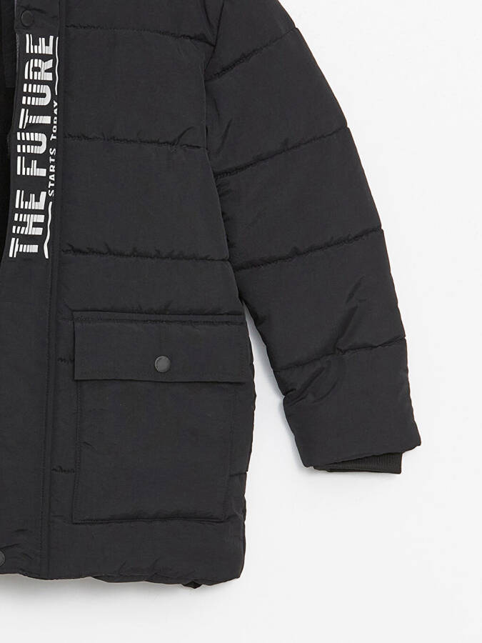 Hooded Boys Down Jacket - 3