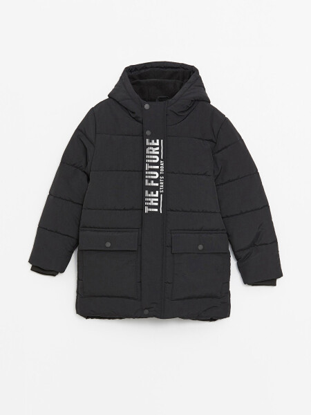 Hooded Boys Down Jacket - 4