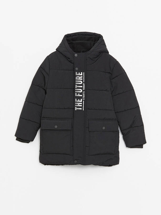 Hooded Boys Down Jacket - 4