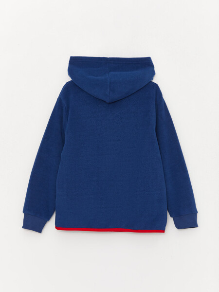 Hooded Boys Fleece Zip-Up Sweatshirt - 2