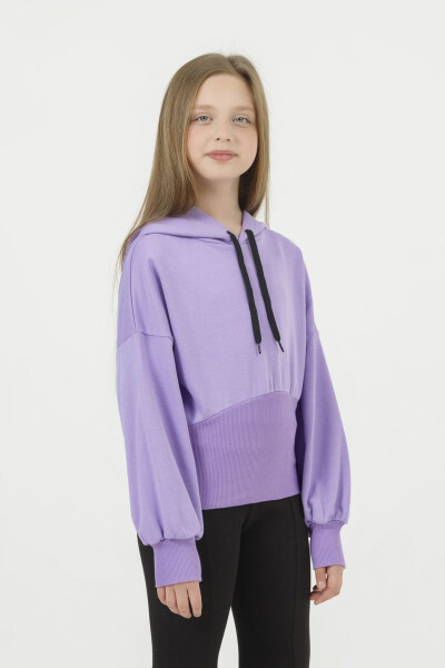 Hooded Girls Sweatshirt - 4