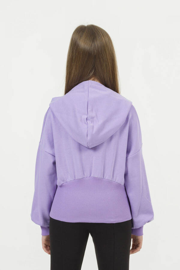 Hooded Girls Sweatshirt - 5