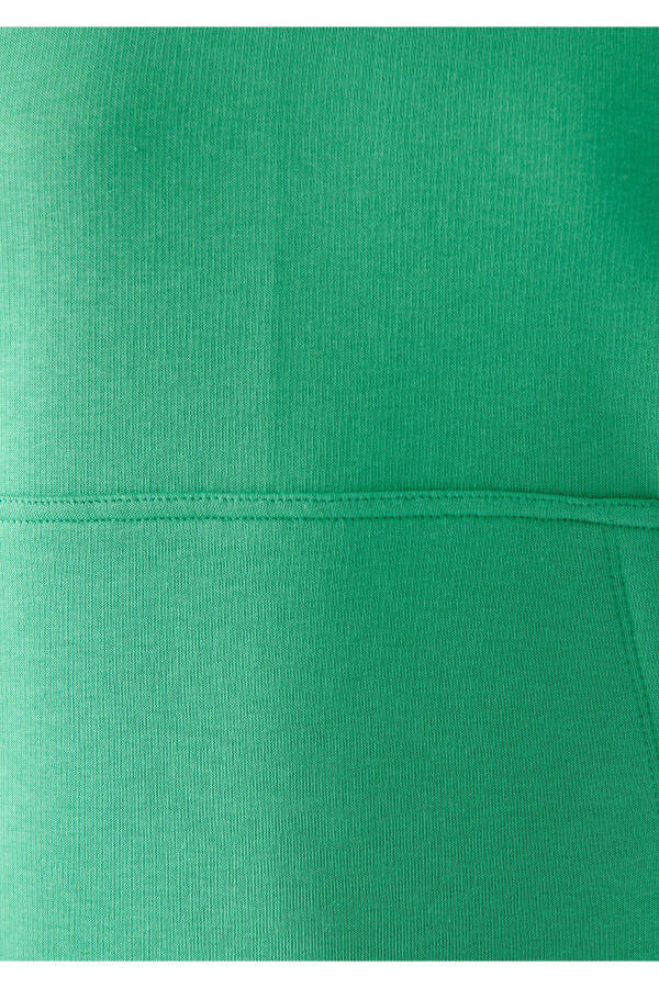 Hooded Green Basic Sweatshirt 167299-71794 - 6