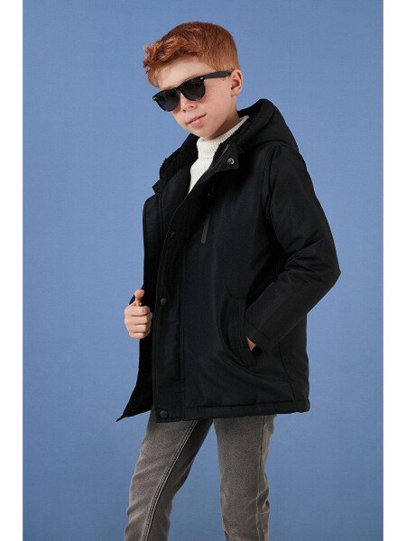 Hooded Jacket with Zippered Pockets 6492325 - 1