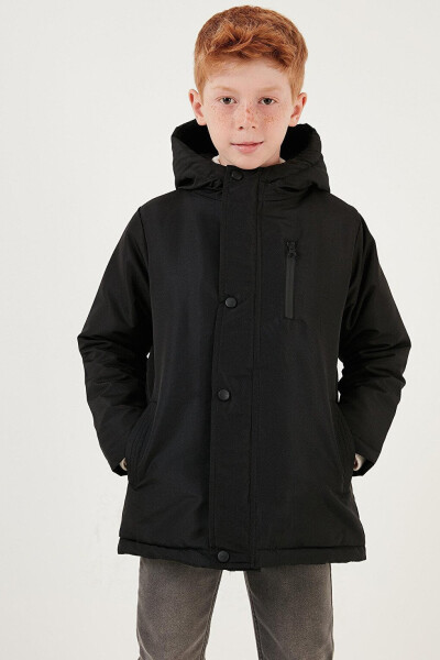 Hooded Jacket with Zippered Pockets 6492325 - 7