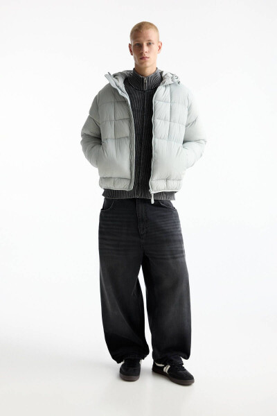 Hooded lightweight puffer jacket - 3