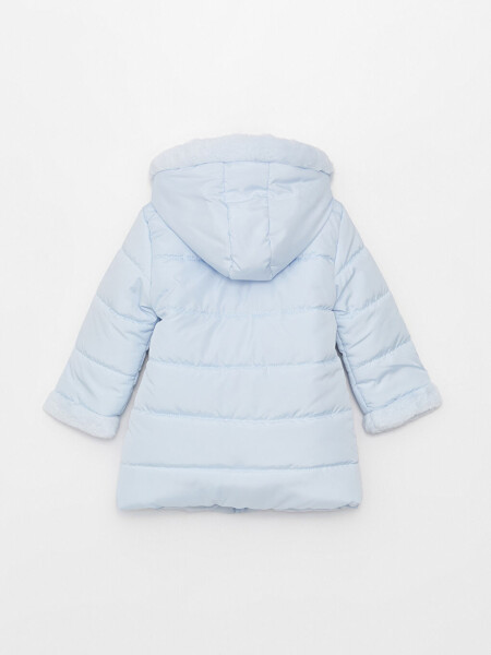 Hooded Long Sleeve Basic Baby Girl Jacket - 9