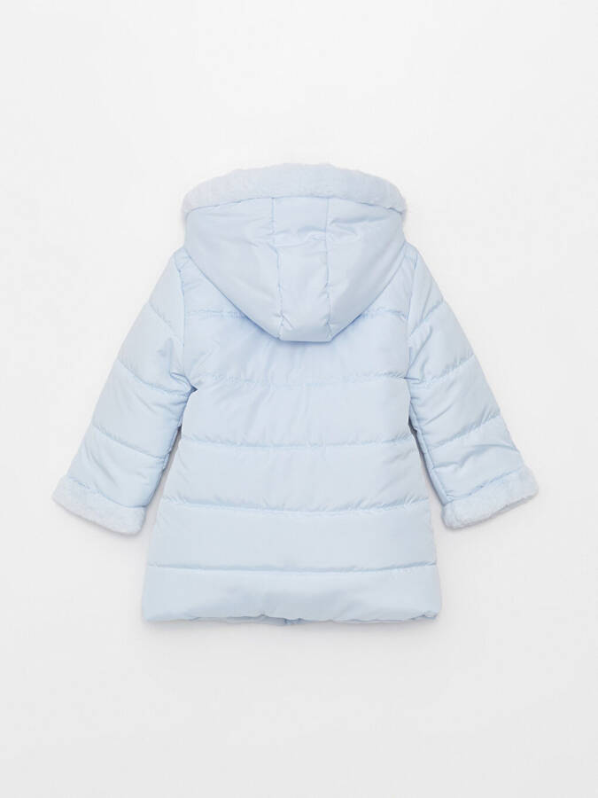 Hooded Long Sleeve Basic Baby Girl Jacket - 9