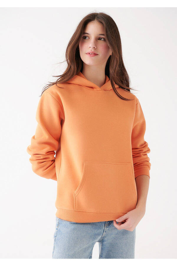 Hooded Orange Basic Sweatshirt 167299-71417 - 2